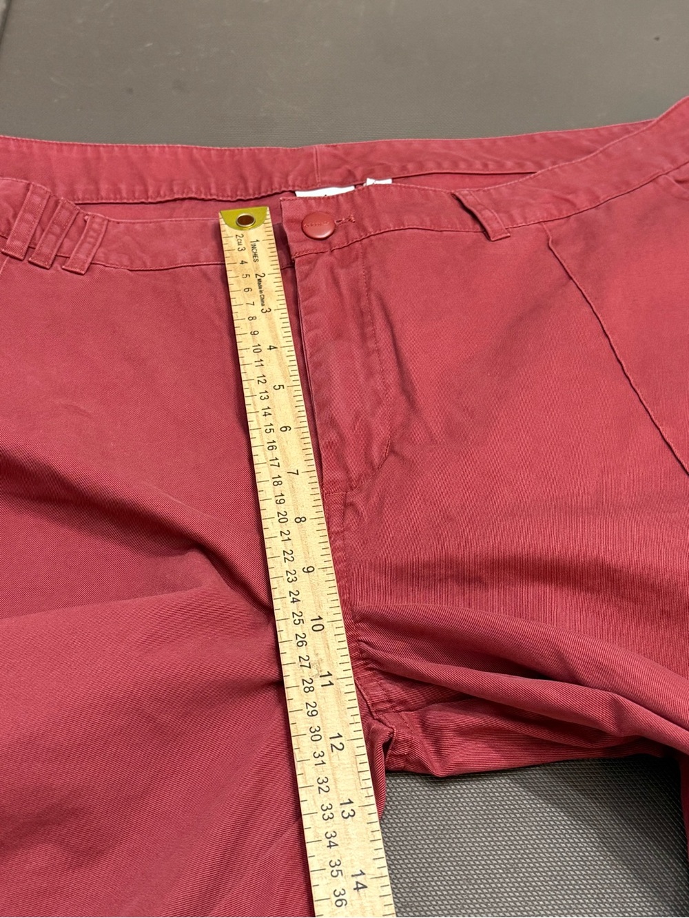 adidas Originals RYV Cargo Wide Leg Pants Oversized Red Utility Gorp Women’s XL - Picture 10 of 13